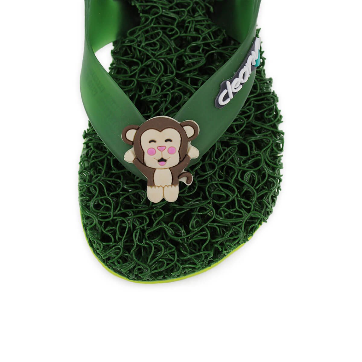 baby green monkey animal flip flops baby green monkey animal flip flops