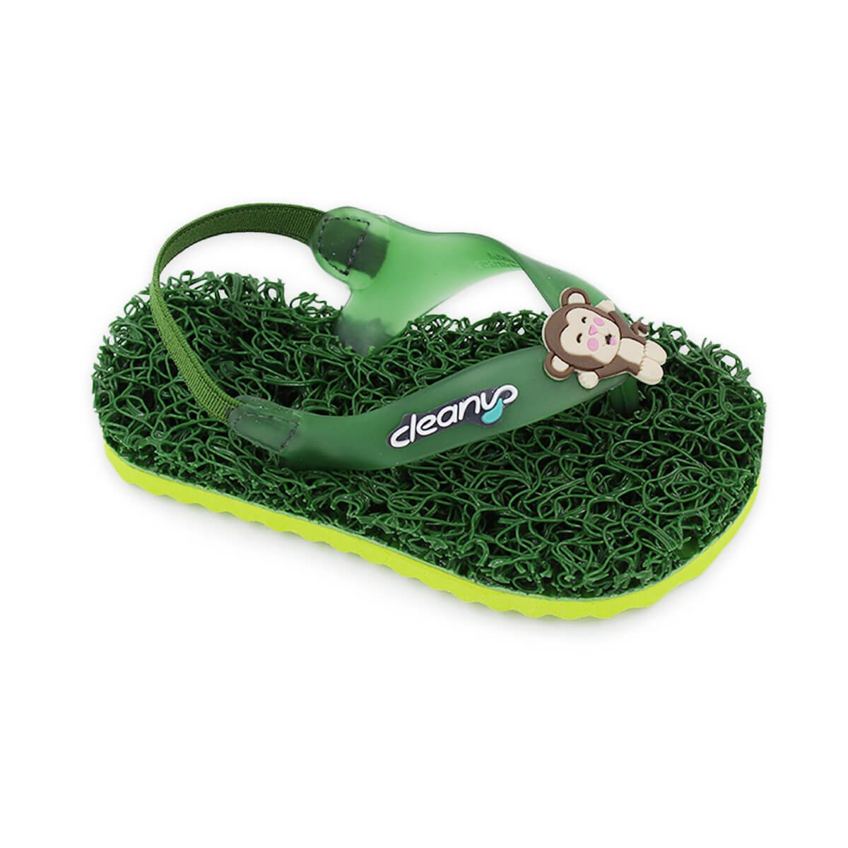 baby green monkey animal flip flops baby green monkey animal flip flops