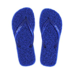 flat slim blue flip flops